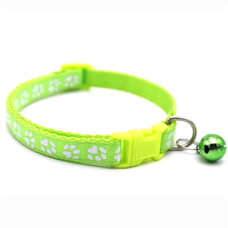 Wholesale Collars for Cat Collar With Bell Adjustable Necklace Cat Puppy Kitten Collar Dropshipping Pet Cats Collar Perro