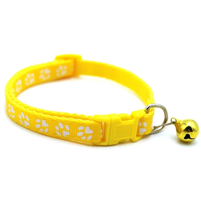 Wholesale Collars for Cat Collar With Bell Adjustable Necklace Cat Puppy Kitten Collar Dropshipping Pet Cats Collar Perro