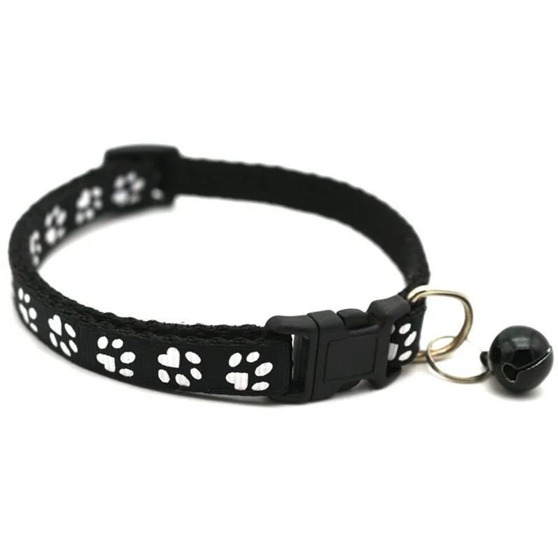 Wholesale Collars for Cat Collar With Bell Adjustable Necklace Cat Puppy Kitten Collar Dropshipping Pet Cats Collar Perro
