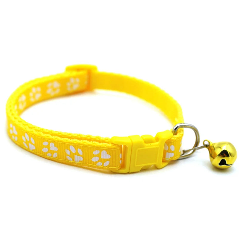Wholesale Collars for Cat Collar With Bell Adjustable Necklace Cat Puppy Kitten Collar Dropshipping Pet Cats Collar Perro