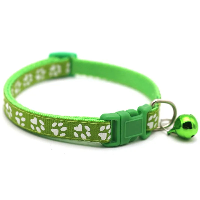 Wholesale Collars for Cat Collar With Bell Adjustable Necklace Cat Puppy Kitten Collar Dropshipping Pet Cats Collar Perro