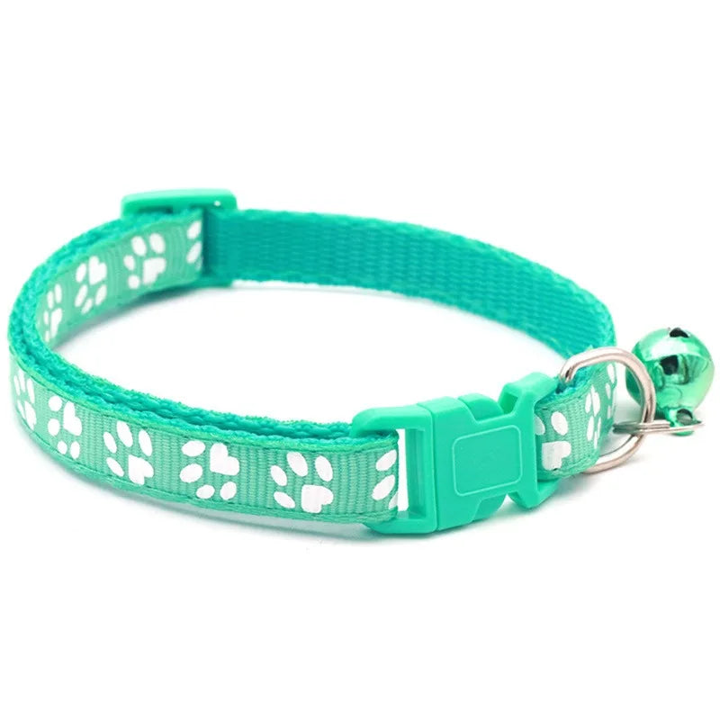 Wholesale Collars for Cat Collar With Bell Adjustable Necklace Cat Puppy Kitten Collar Dropshipping Pet Cats Collar Perro