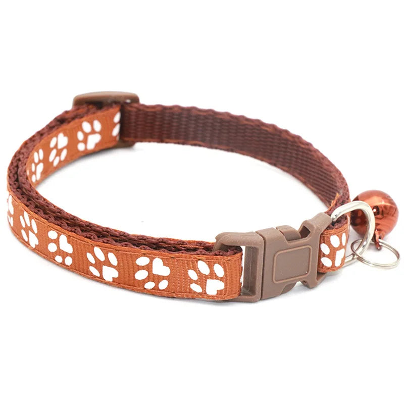 Wholesale Collars for Cat Collar With Bell Adjustable Necklace Cat Puppy Kitten Collar Dropshipping Pet Cats Collar Perro