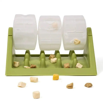 Dog Food Dispenser All-Day Fun Puzzle Feeder Toy Safe