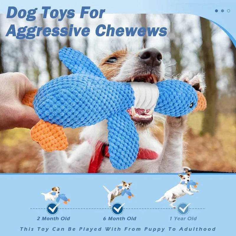 Chew & Squeak Toy — For Aggressive Chewers