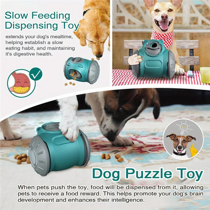 Dog Pet Food Dispenser For Dog Cats Interactive Game IQ