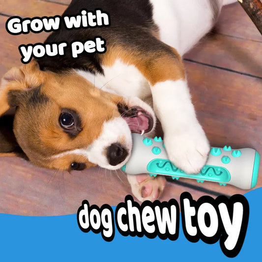 Dog Chew Toy for Large Small Dogs Pet Food Feeder Treat Dispenser Tooth Clean Interactive Training Toy Bulldog Labrador Supplies