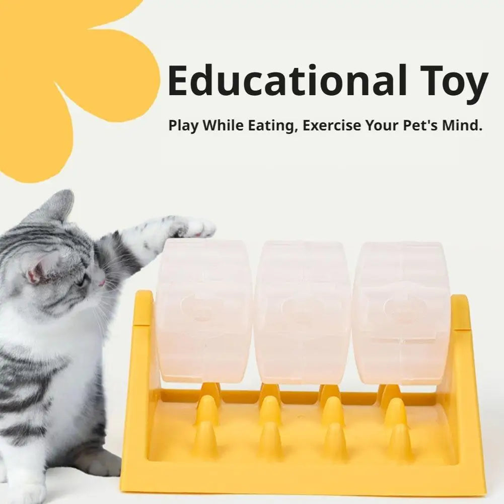 Dog Food Dispenser All-Day Fun Puzzle Feeder Toy Safe