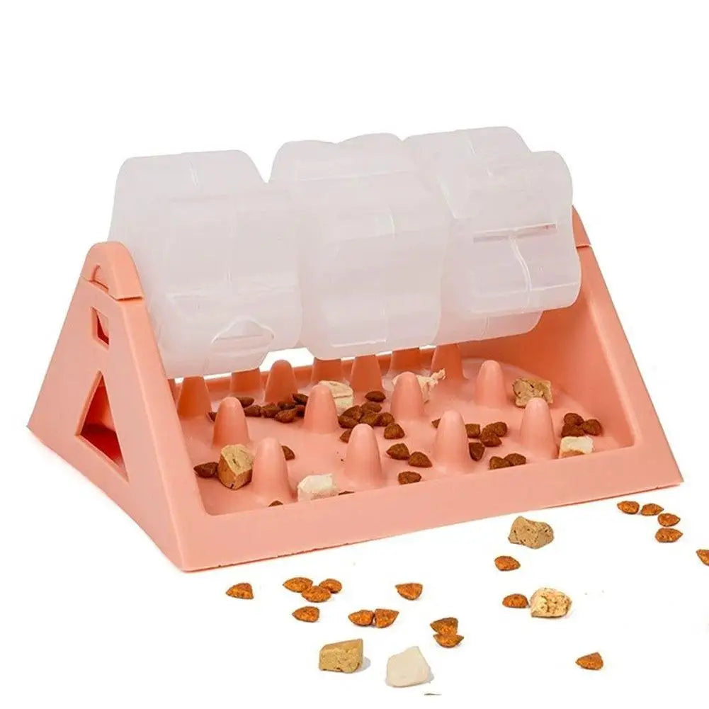 Dog Food Dispenser All-Day Fun Puzzle Feeder Toy Safe