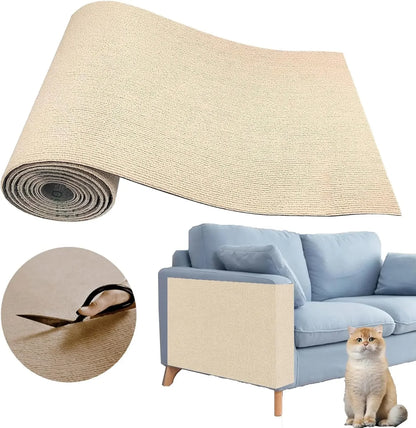 Trimmable Self-Adhesive Carpet Cats Scratch Board Wall Anti