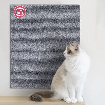 Trimmable Self-Adhesive Carpet Cats Scratch Board Wall Anti