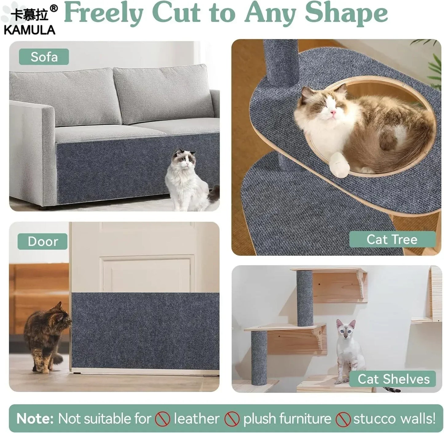 Anti-Scratch Sofa Guard — Cat Protection Mat