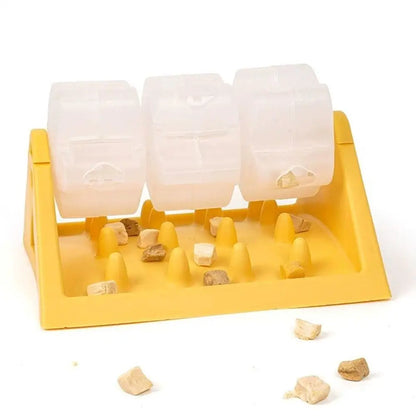 Dog Food Dispenser All-Day Fun Puzzle Feeder Toy Safe