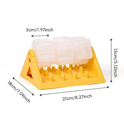 Dog Food Dispenser All-Day Fun Puzzle Feeder Toy Safe