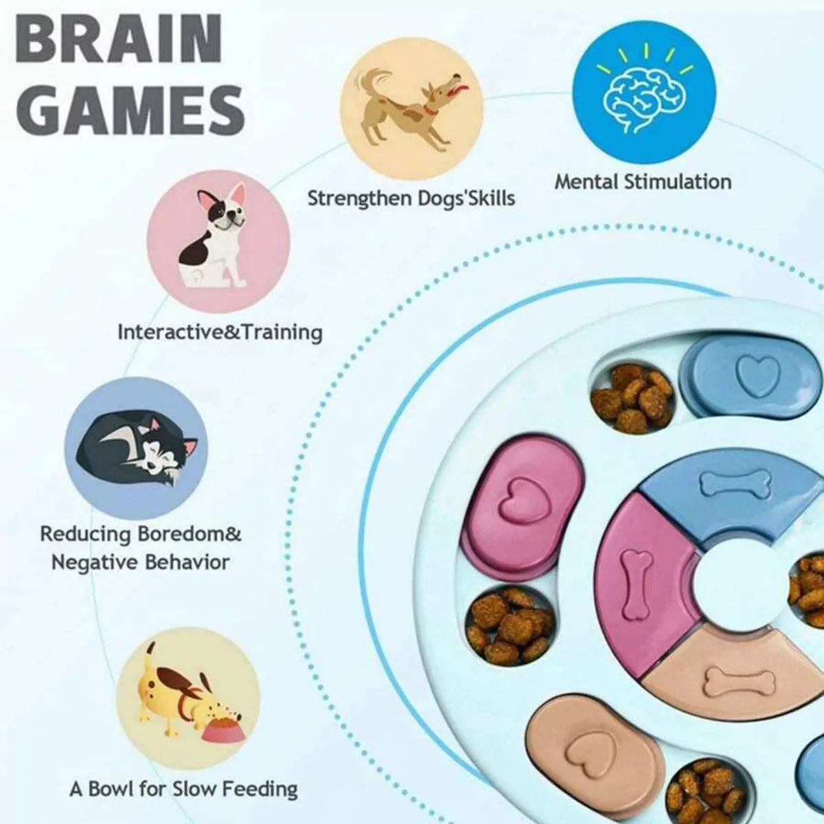 Dog Puzzle Feeder — Hide & Seek Treat Toy