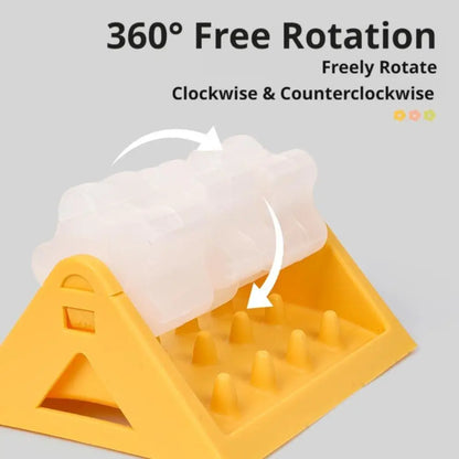 Dog Food Dispenser All-Day Fun Puzzle Feeder Toy Safe