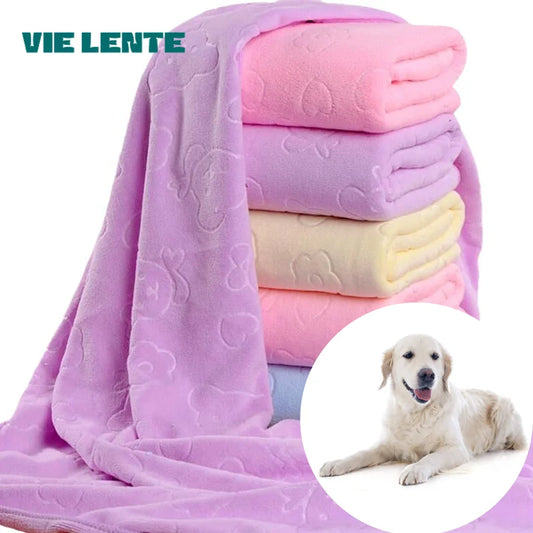 Quick Drying Dog and Cat Towels Soft Fiber Towels Absorbent