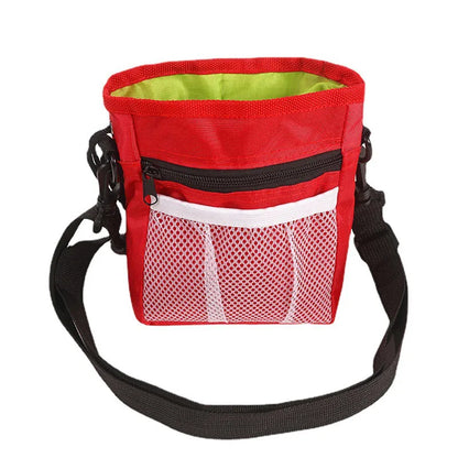 Pet Dog Snack Bag Treat Food Obedience Outdoor Pouch Bag Large Capacity Convenient Practical Fashion Dogs Training Pack