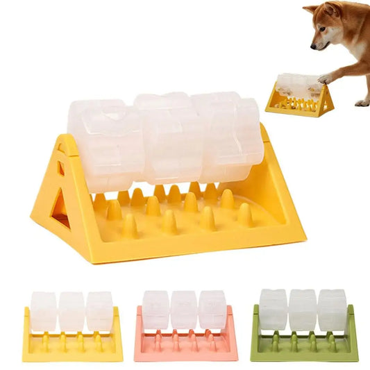 Dog Food Dispenser All-Day Fun Puzzle Feeder Toy Safe