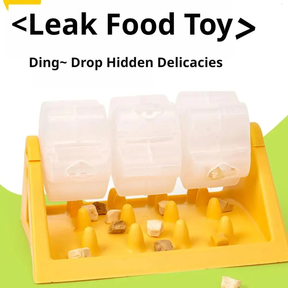 Dog Food Dispenser All-Day Fun Puzzle Feeder Toy Safe