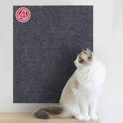 Trimmable Self-Adhesive Carpet Cats Scratch Board Wall Anti