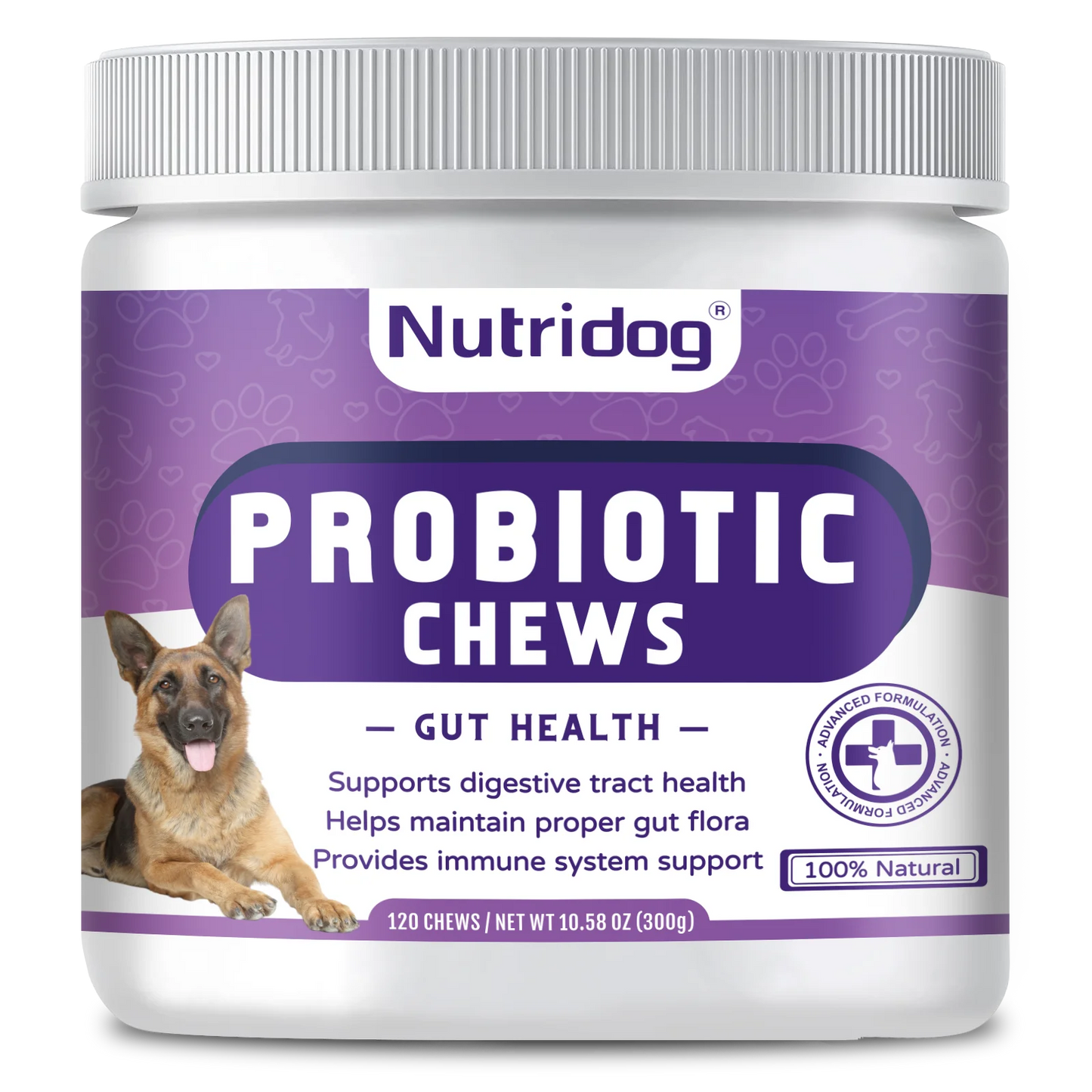 Anti-allergic & hip joint & calming & probiotic dog food for dogs full stage comprehensive nutrition-120 soft chews