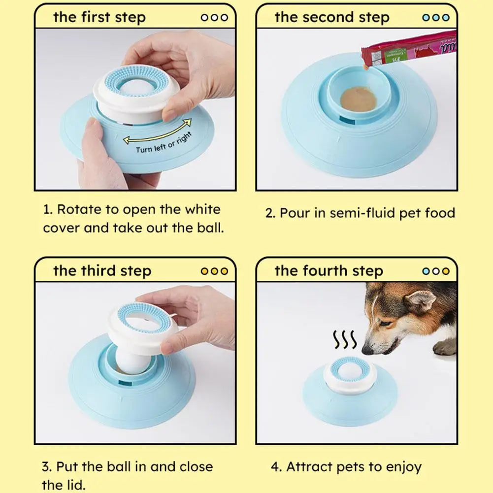 Dog Puzzle Feeder Toy — Interactive Treat Dispenser