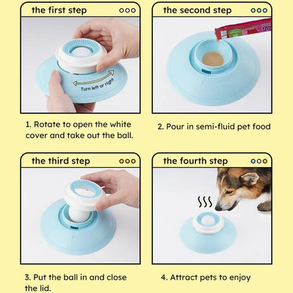 Dog Puzzle Feeder Toy — Interactive Treat Dispenser