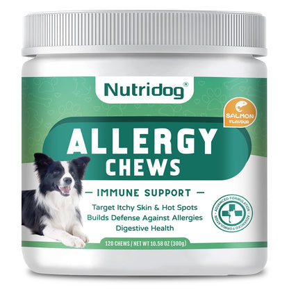 Anti-allergic & hip joint & calming & probiotic dog food for dogs full stage comprehensive nutrition-120 soft chews